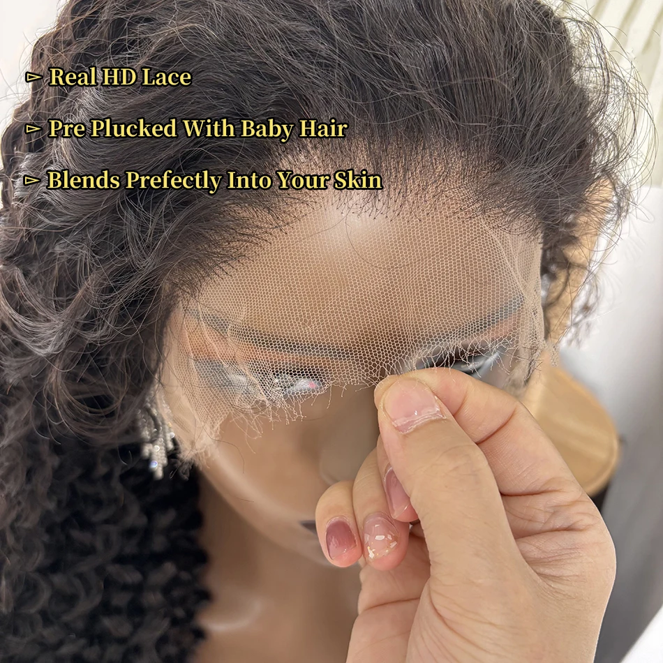 

30 Inch Vietnamese 100% Human Hair Deep Curly 13x6 HD Lace Frontal Wigs Curly 13x4 Lace Front Wigs 5x5 Lace Closure Wig