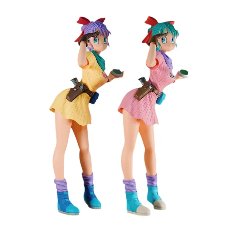 バンダイオリジナルドラゴンボールグリッターグラマーブルマ 3 アニメアクションフィギュアのおもちゃ子供のギフトグッズモデル装飾品