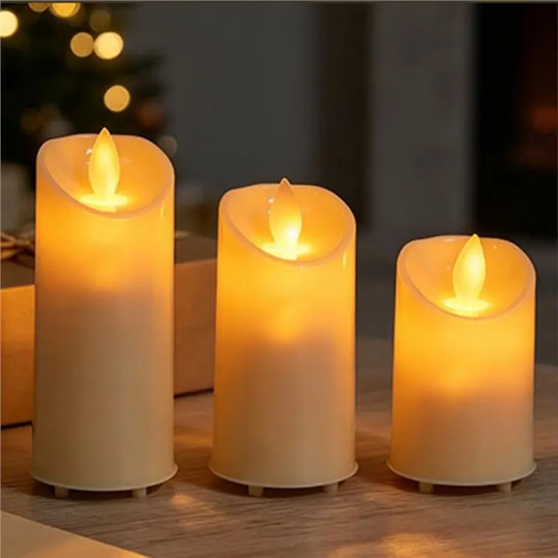 B97A-Electronic Candles LED Candles Flameless Candle For Christmas Wedding Decor Birthday Party