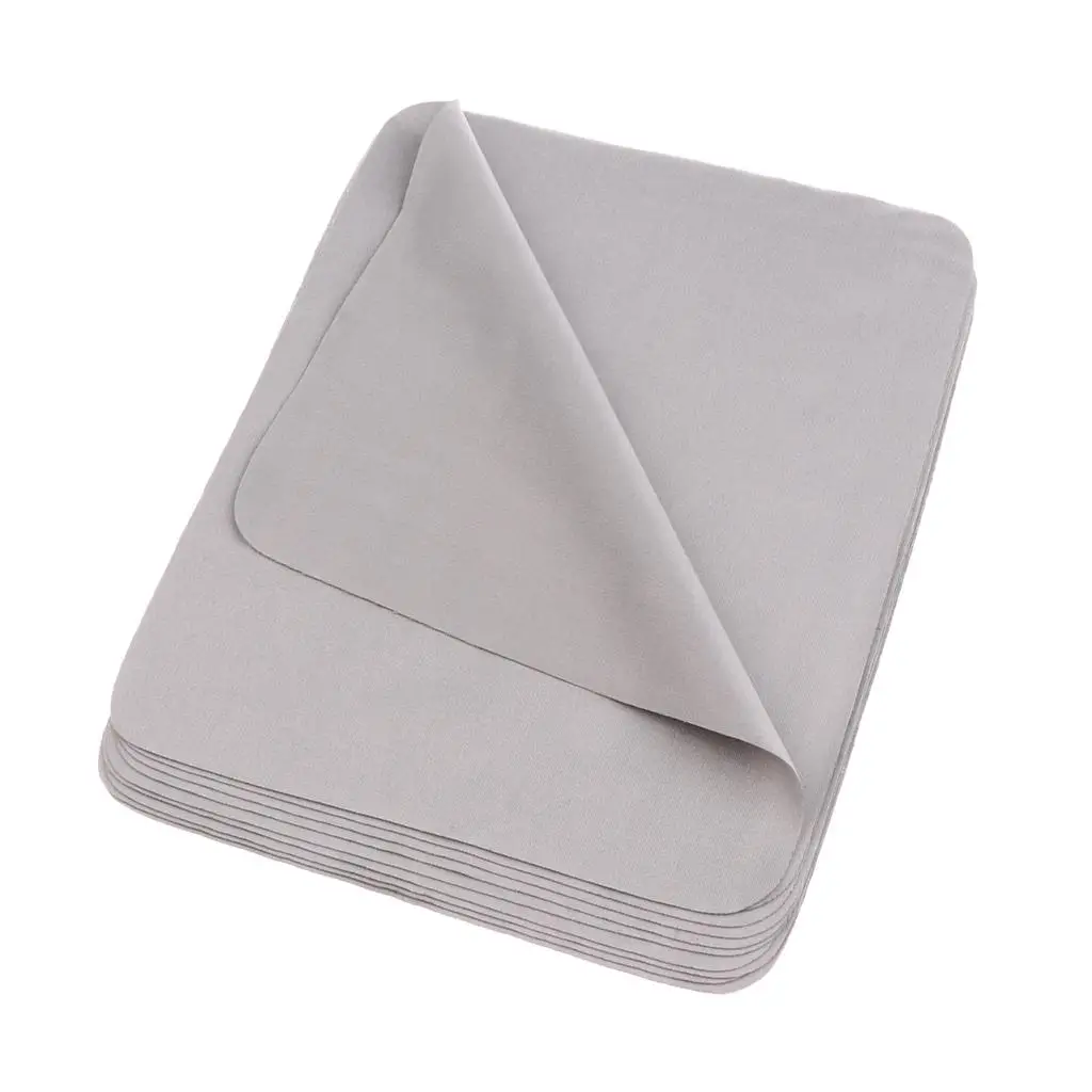 حزمة من 10 قطع من مناديل التنظيف المصنوعة من الألياف الدقيقة، مناديل مميزة من الألياف الخالية من الوبر #5