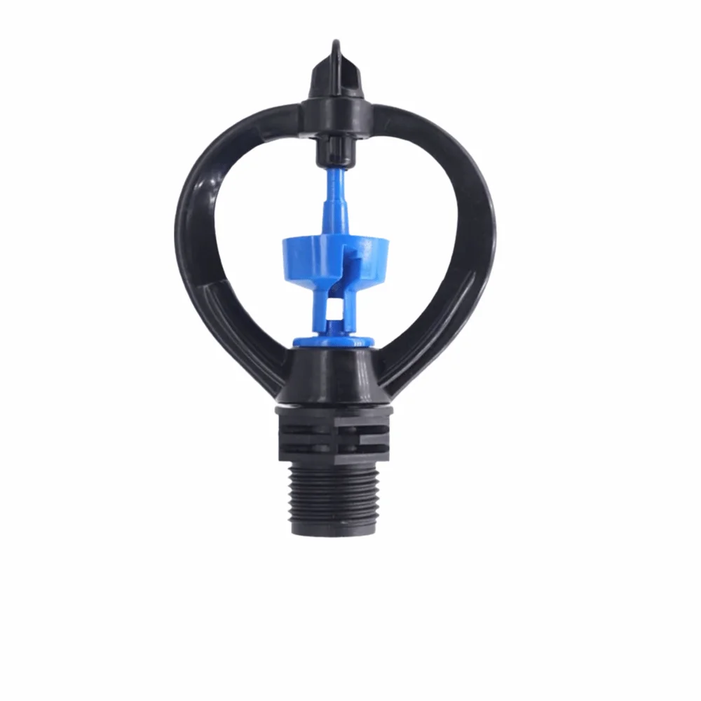 15 Stück Rasensprinklerdüsen aus technischem Kunststoff, 360-Grad-Automatikrotation, Rotationssprinkler, G1/2-Außengewinde, einfach zu installieren – Detail 3
