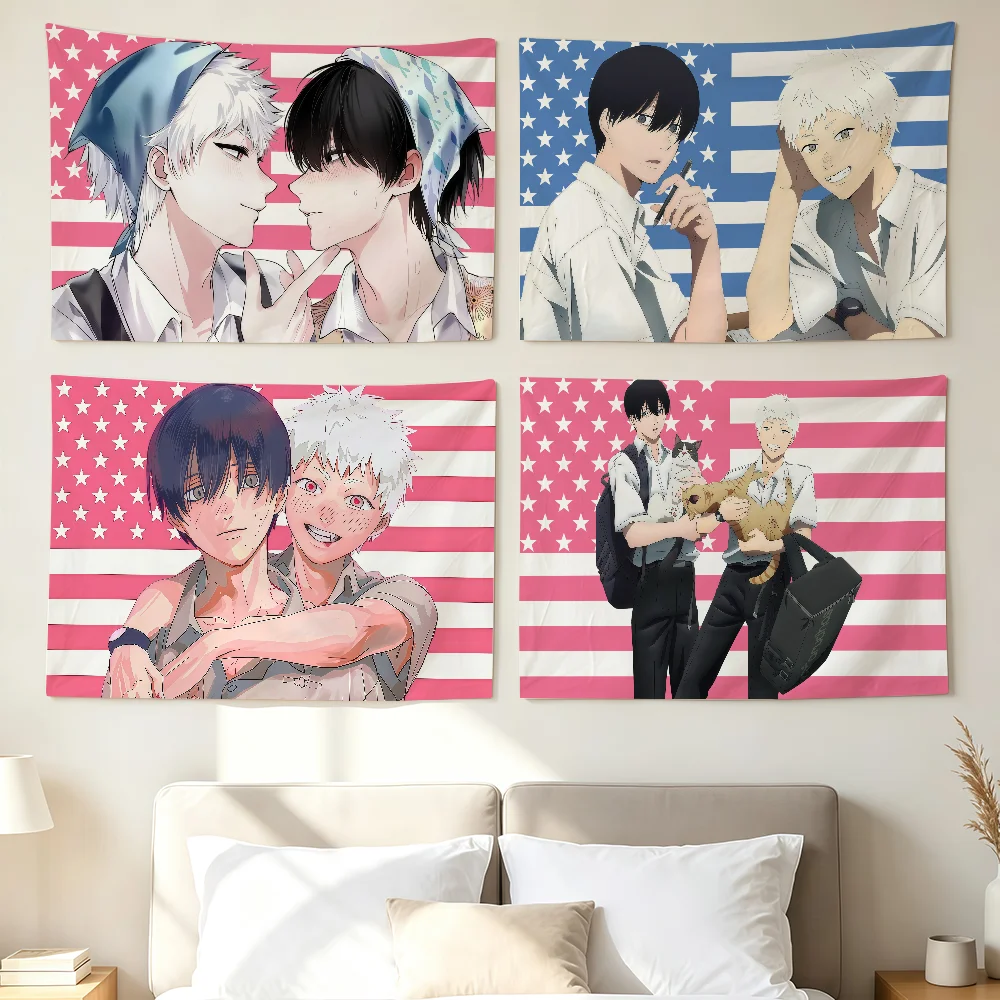 The S-summer H-Hikaru Died Anime Flag Wall Decorations Home Decor Suitable For Living Rooms Bedrooms Dormitories Parties