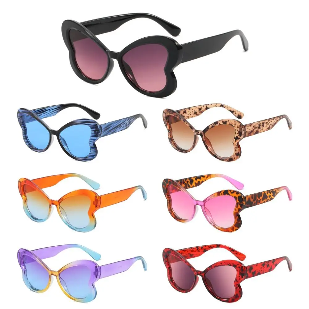 Cute Candy Color Butterfly Sunglasses Gradient UV400 Shades Colorful Ladies Party Eyewear