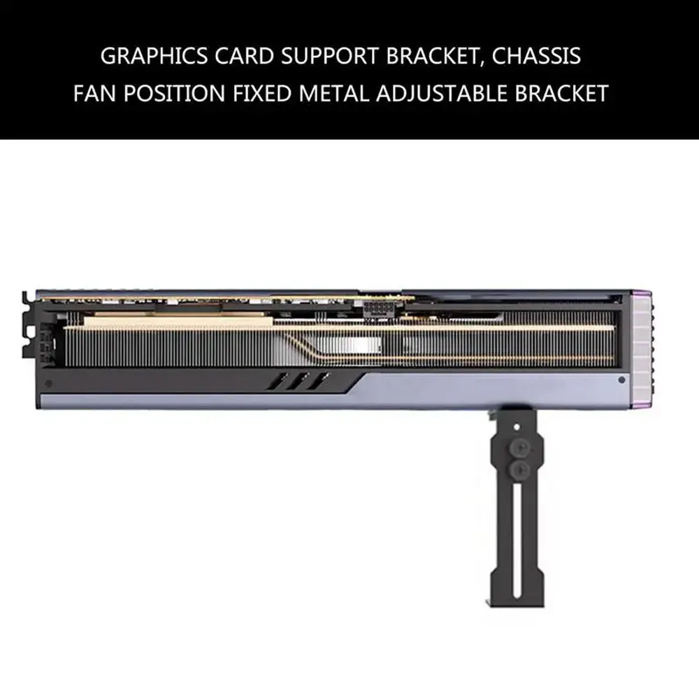 Graphics Card Holder Adjustable Video Card Bracket GPU Holder for ITX/ATX Desktop PC Case Accessory Prevent Sagging image 3