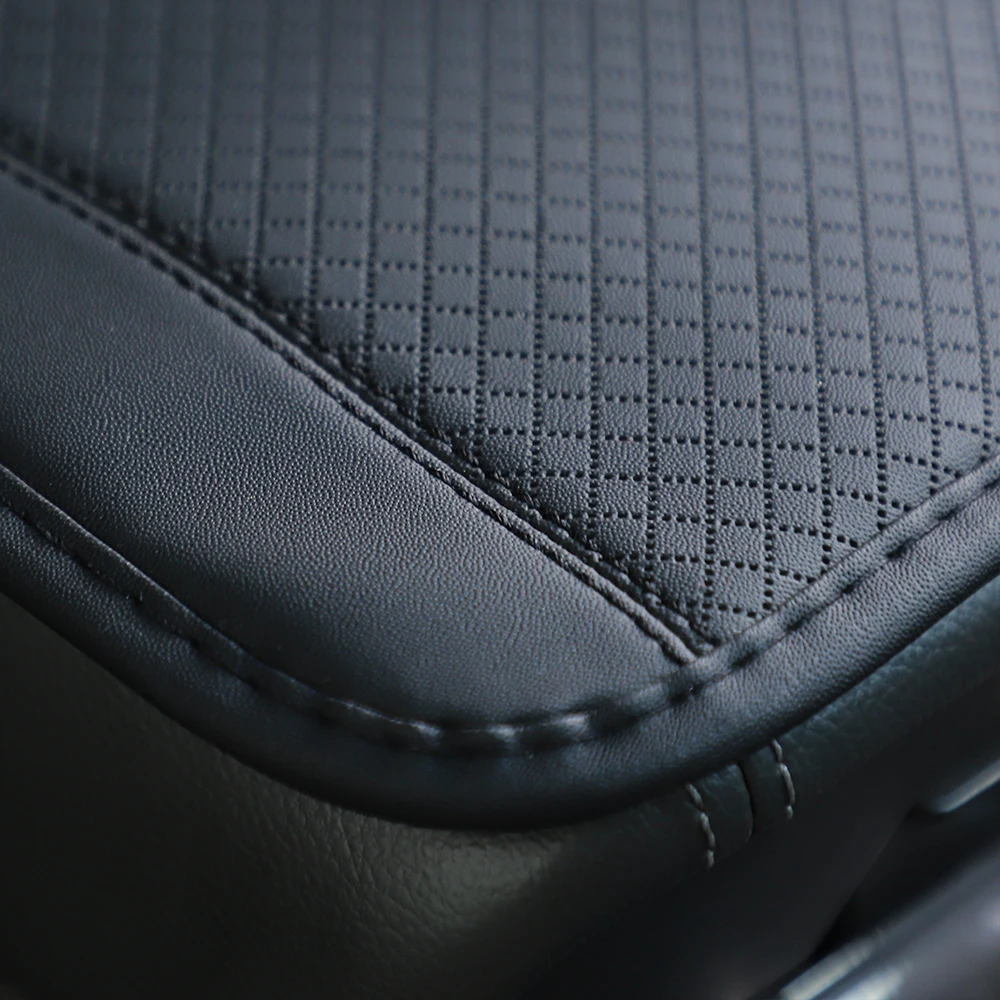 1 PU Comfortable Embossed Waterproof Anti-fouling Car Armrest Cushion Central Control Cushion Automotive Supplies