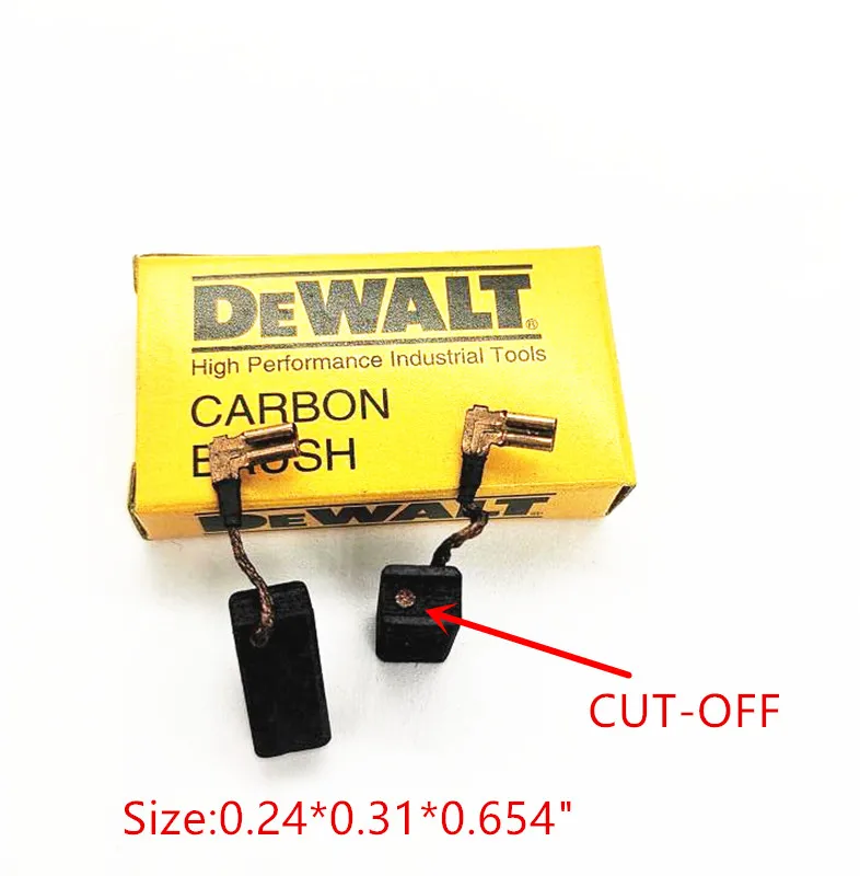 Imagem -02 - Escova do Carbono para Dewalt N0175105 N097696 Dwe4011 Dwe4120 Dwe4012 Dwe4100 Dwe4887 Dwe4120n