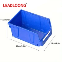 V2 White Color 200*130*110mm Workshop Goods Shelves Organizer Bin Stackable Multi Tools Organizer Box Garage Supplies(9pcs) - Image 6