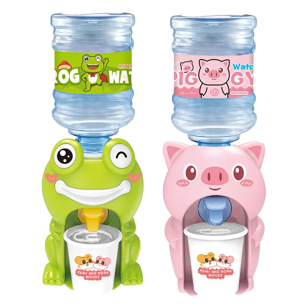 Water Dispenser Toy Cartoon Kids Children Toys Fountain for Model Girl