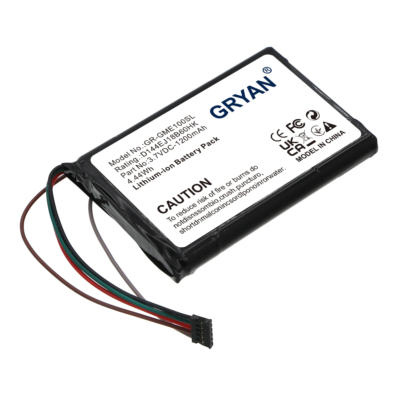 GRYAN 100% NEW 3.7V 1200mAh GPS Navigator Battery 361-00035-15 for Garmin 010-01161-00, Edge 1000,Edge Explore,010-020229-00