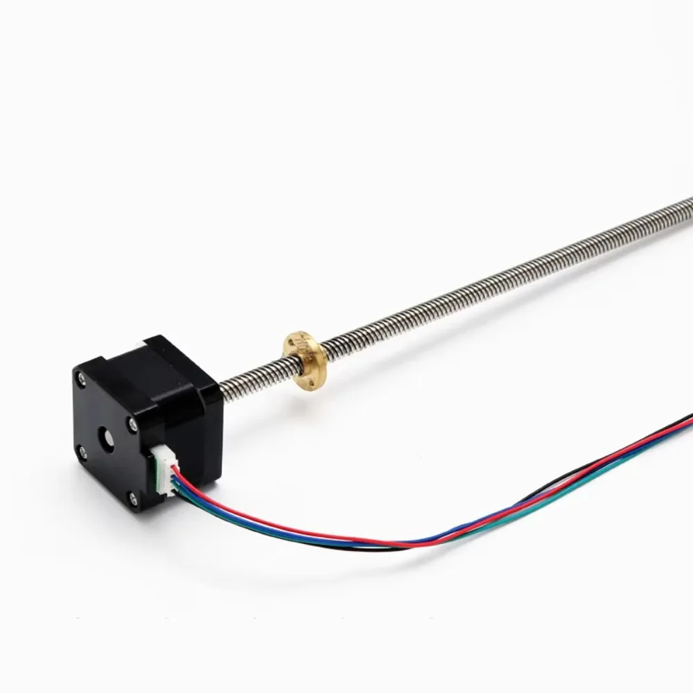 Motor paso a paso 42 2 fases 4-plomo Nema17 300mm T8 lineal varilla  alambre 40mm 1.7A 0.45N.M motor  bajo ruido