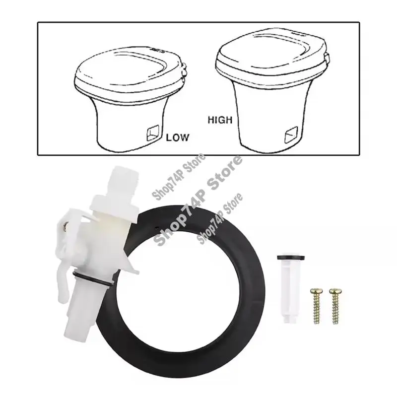 

ABJY-профессиональная простая установка, замена для туалетов Aqua Magic IV 13168, комплект водяного клапана для туалета на колесах, высокие и низкие модели