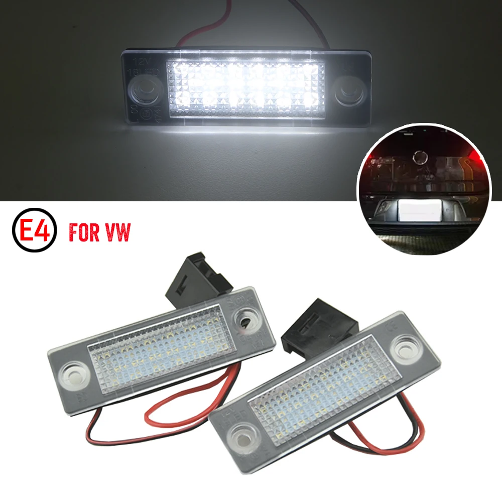 

2PCS LED License number plate light canbus for Seat Alhambra Type 7V8, 7V9 VW Sharan Type 7M8, 7M9, 7M6 1996-2010