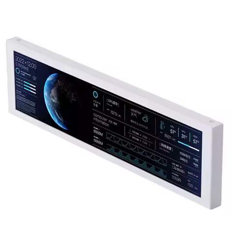 8.8 Inch USB Screen Type C Connect NO HDMI-compatible Display 1920*480 IPS LCD CPU RAM GPU Monitor Without AIDA64