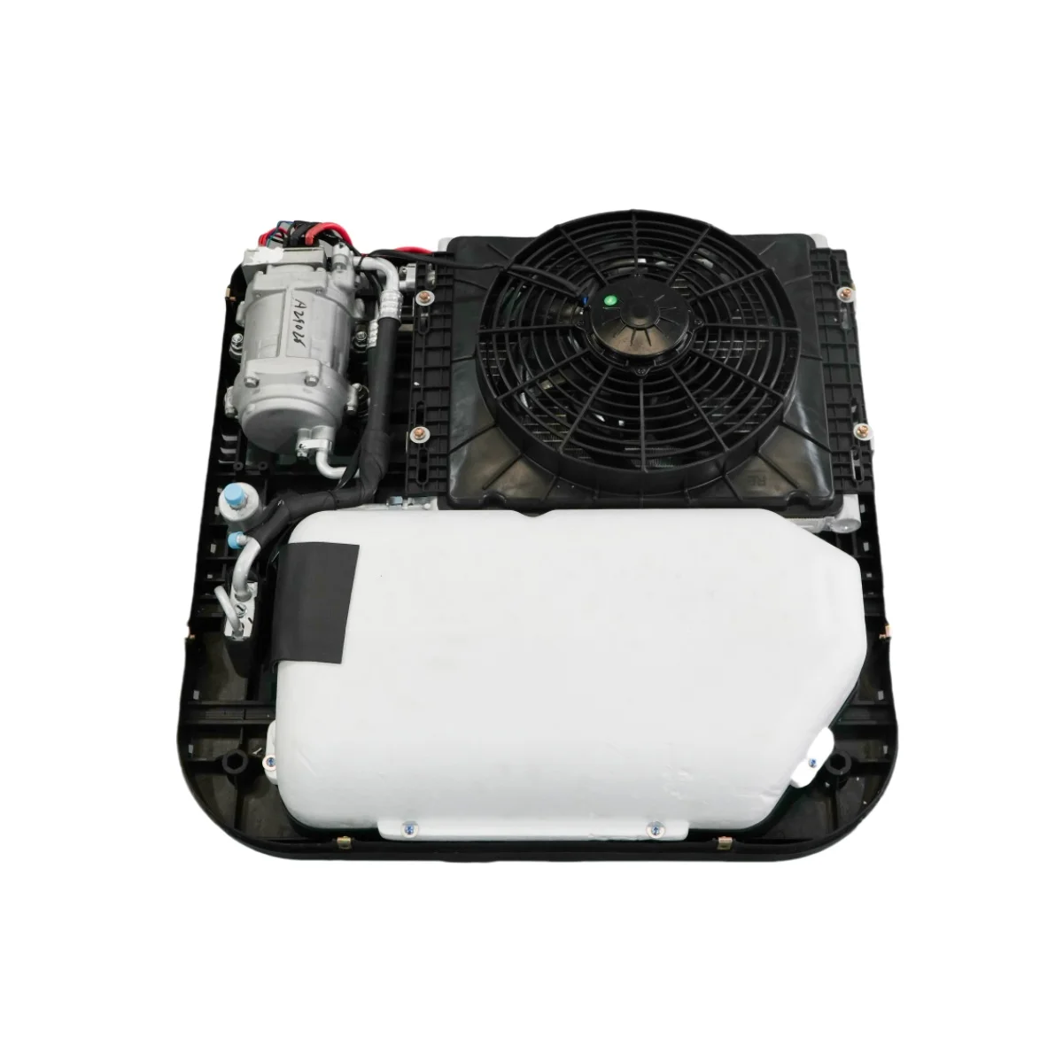 XMZ-AC-D5 مكيف هواء سقف وقوف السيارات سهل التركيب وحدة DC RV لتبريد 12 فولت 24 فولت لقوافل الشاحنات المنزلية المتنقلة