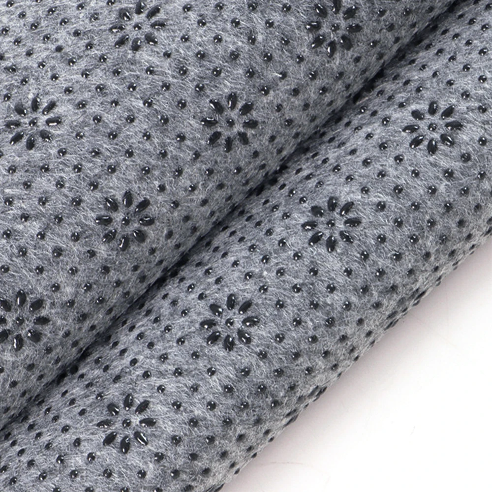 Non-slip Tufting Rug Pad Backing Fabric Anti-slip Vinyl Tufting Cloth Back Fabric for Punch Needle Embroidery or Carpets
