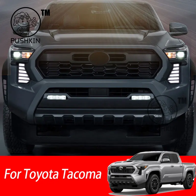 

For Toyota Tacoma 2024 2025 Car LED Daytime Running Lights Sequential Turn Signals Fog Light car Modification Accessories