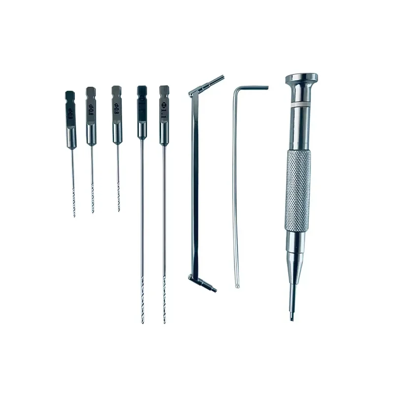 2026 New, High Quality, Veterinary Instruments Set with T6 Screw Driver Drill Guide and Drill Bit 1pc