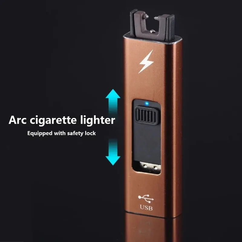 2026 Portable High Power Lighter Single Arc Flameless Windproof Plasma USB Rechargeable Metal Men's Creative Selected Gadgets