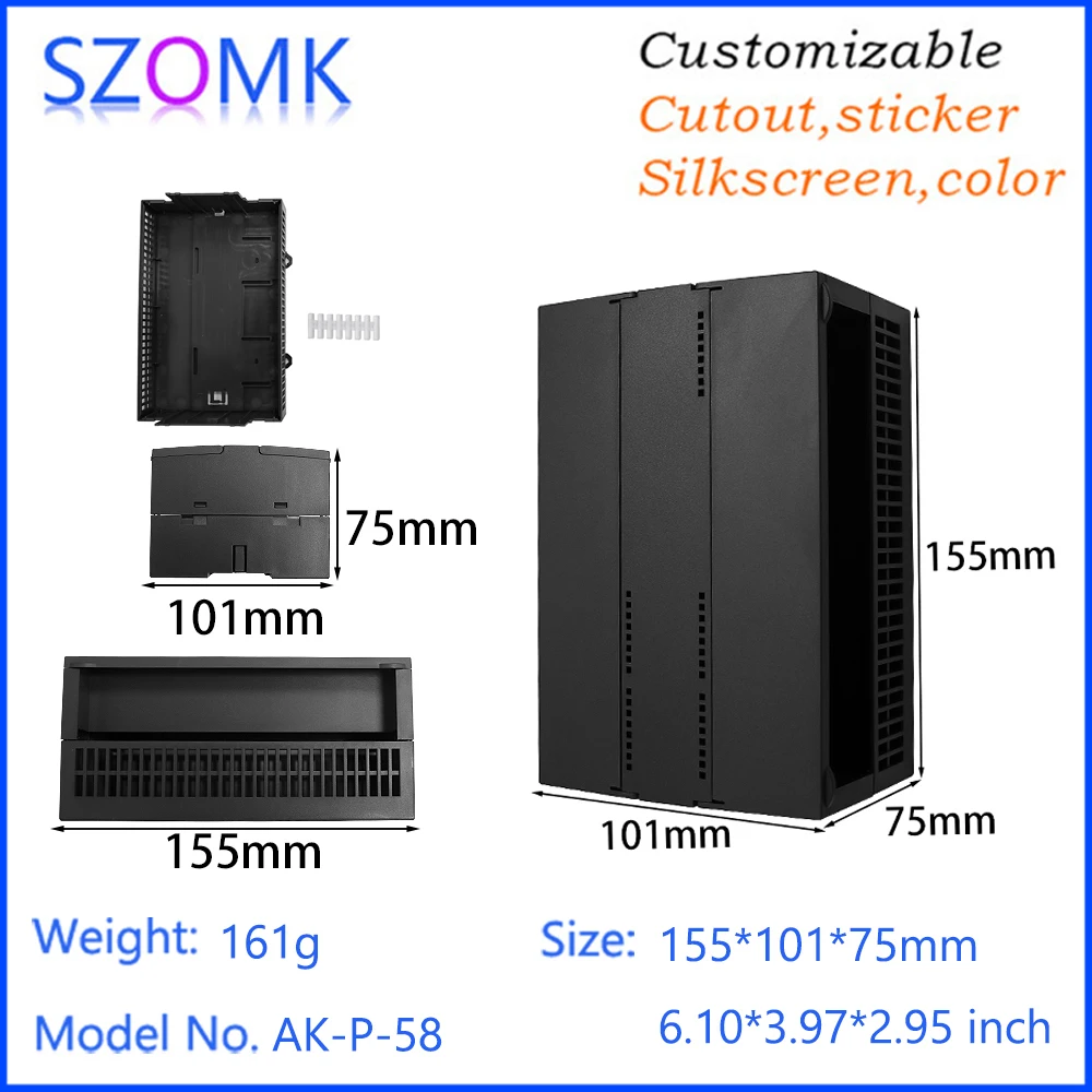 Industrial Temperature Controller Enclosure ABS Plastic Thermostat Control Box Housing
