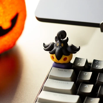 할로윈 호박 키캡, 3D 맞춤형 디자인 ESC 키, 단일 기계식 키보드, 반투명 맞춤형 키캡 