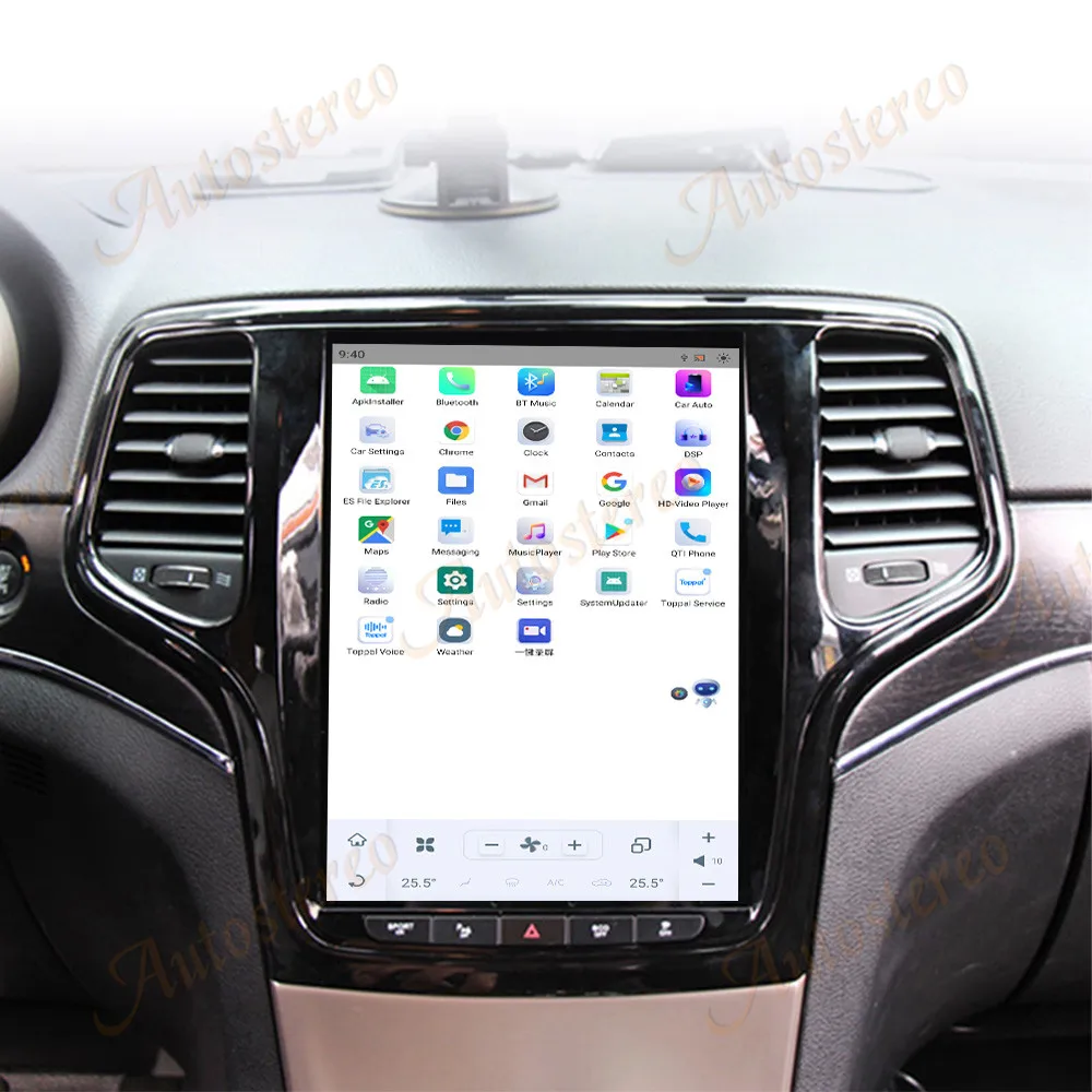 10.4 Qualcomm 8 core Radio Android 13 For Jeep Grand Cherokee 2010 2011 2012 2013 2014 2015 2016 2017 2018 GPS Player Audio Unit