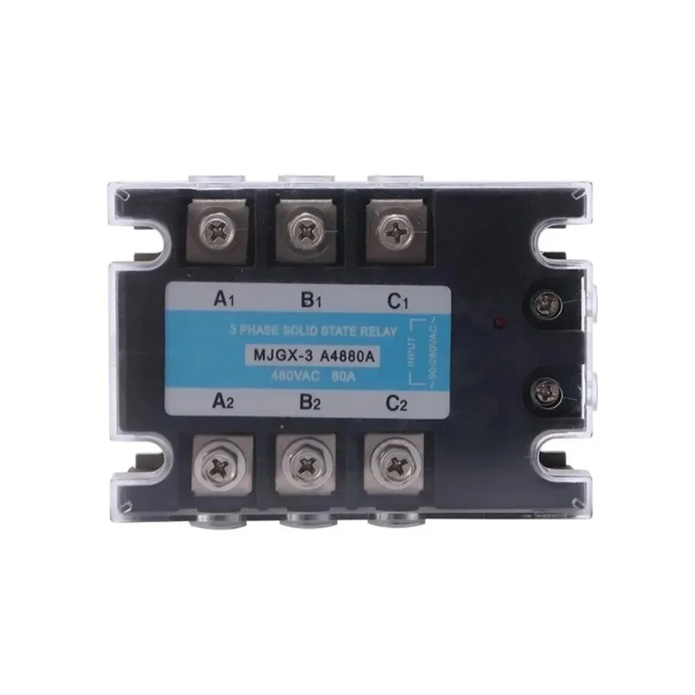 Three-phase solid state relay MJGX-3 A4880A three-phase 80AA solid state ZG33-380A