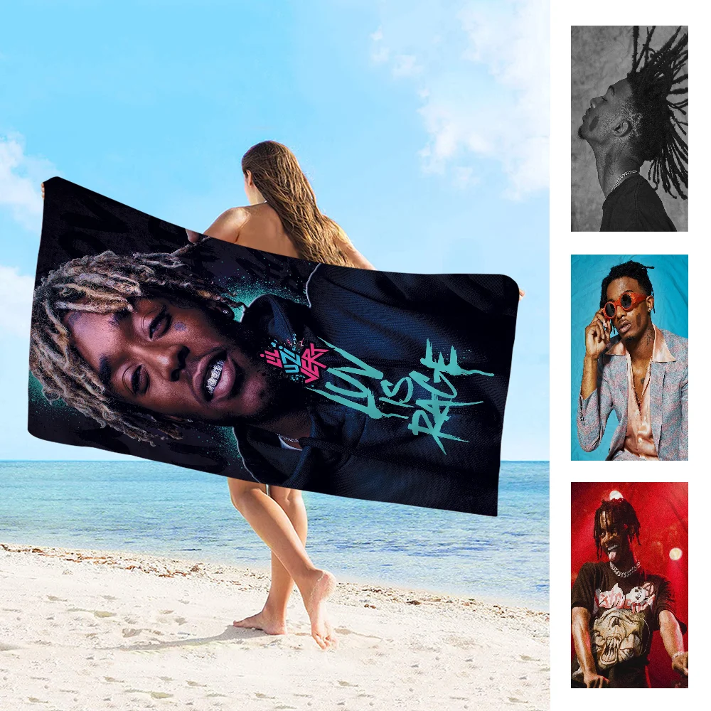 P-Playboies-C-Carti Music Star Microfiber Printed Beach Towel Mountain Climbing Yoga Beach Swimming Running Absorbent Soft Towel