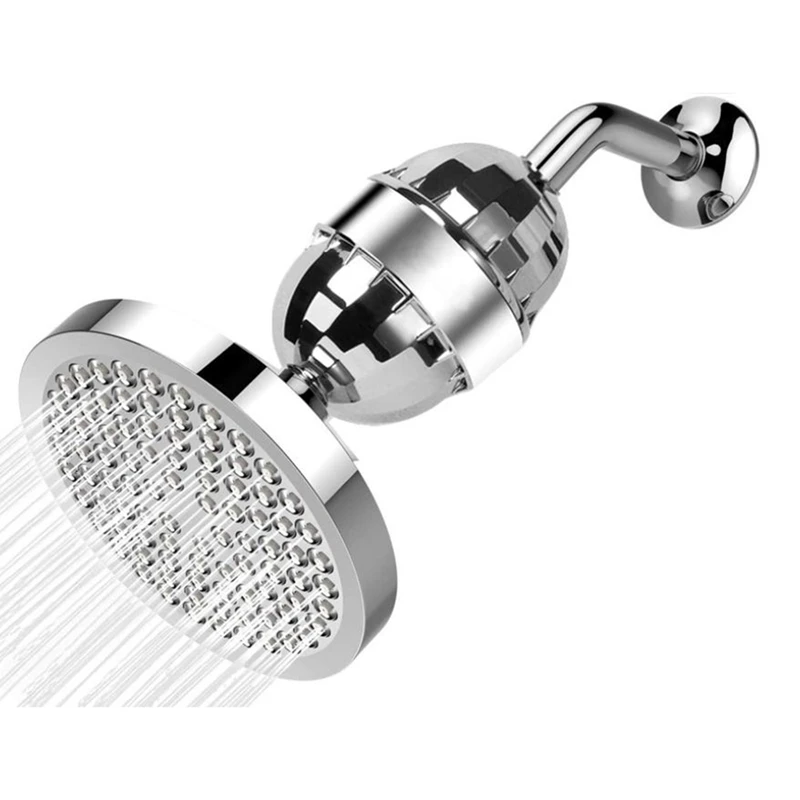 High-Pressure Shower Head,15-Level Shower Water Filter,5 Levels Anti-Clogging And Leak-Proof Nozzles Shower Head Filter