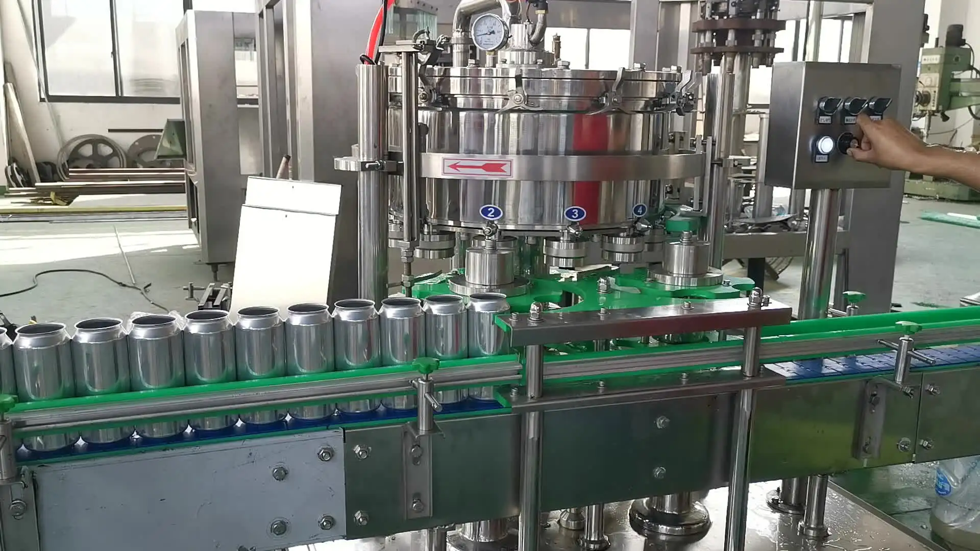 Small Carbonated Soft Drink Beverage Can Filling Lines