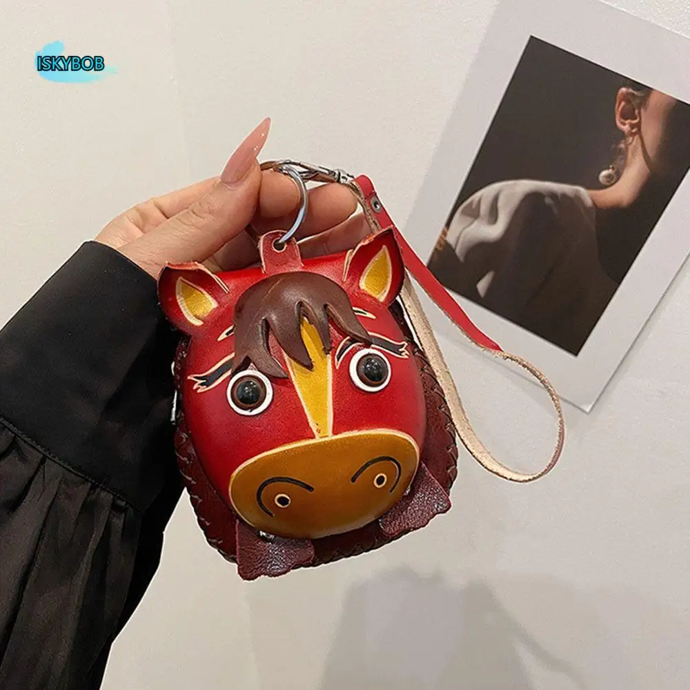 

Креативная мини-сумка для ключей высокого качества с пони Kawaii Horse, чехол для ключей от машины, портативный многофункциональный карманный брелок для ключей, чехол для монет, кошелек