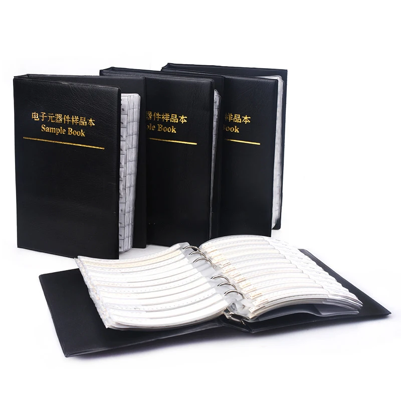 Chip Resistor Capacitor Book 0603 0805 1206 1% Accuracy 170Values Inductor Book Capacitor Resistor Package Component Sample Book