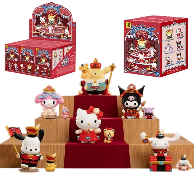 In Stock Nutcracker Series Trendy Blind Box Collectible Figurine Desktop Ornament Mystery Box Hobby Surprise Holiday Gift Toy