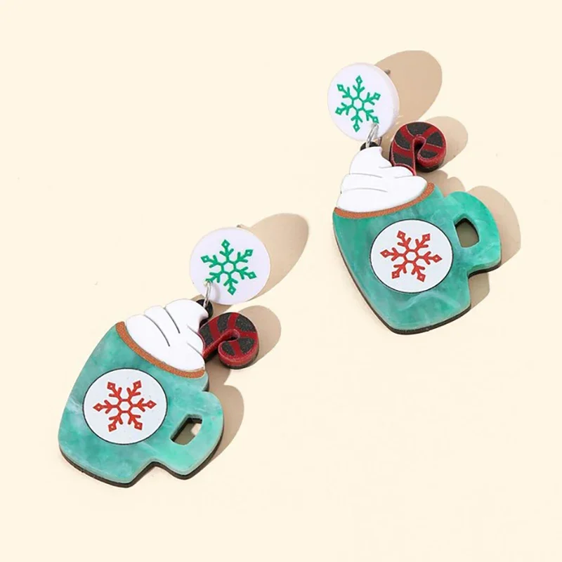 2025 Christmas Stocking Earring for Women New Arrival Personality Dangle Earrings Holiday Style Cute Jewelry Festival Gift