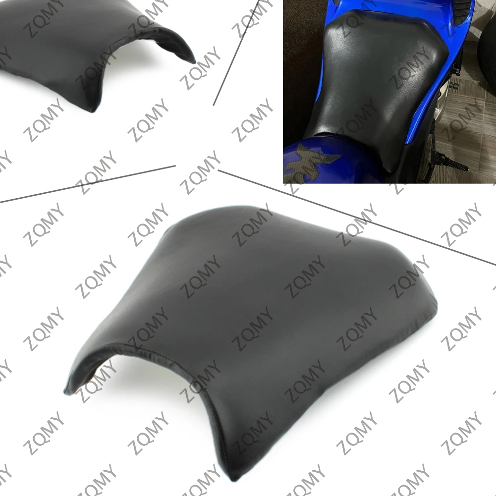 Motorcycle Front Leather Seat Cushion Pillow Pad w/ Mounting Bracket For Honda CBR 600RR CBR600RR F5 2005 2006