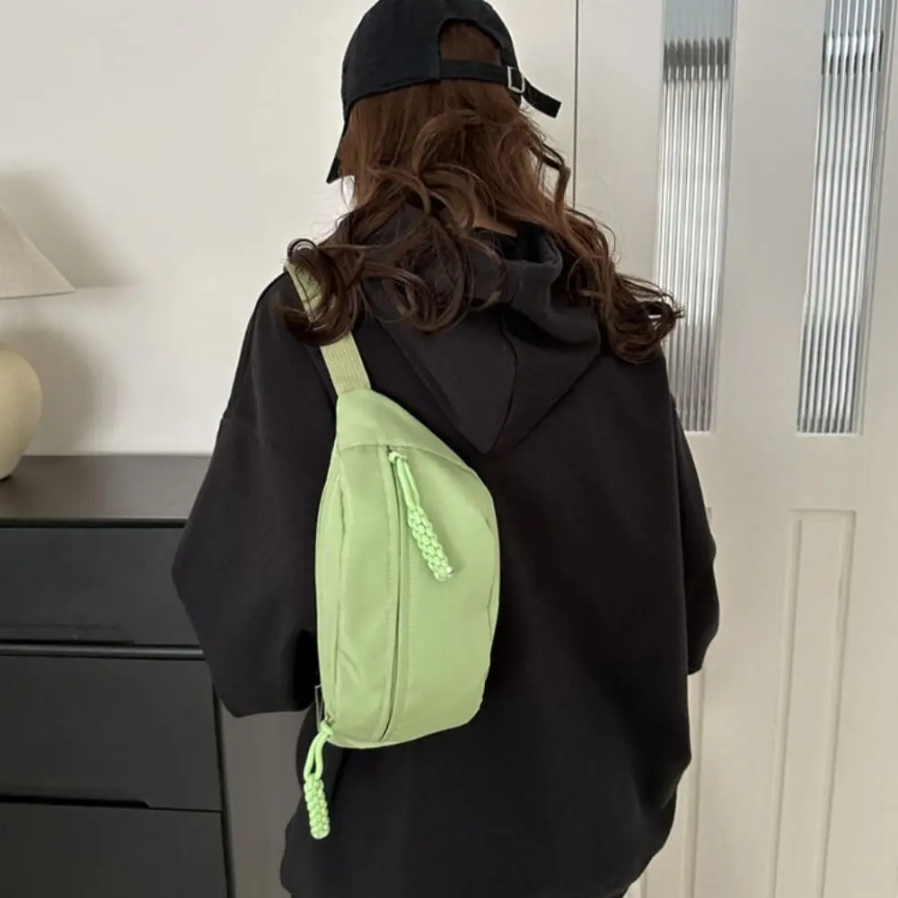 

Half Moon Women's Chest Bag New Oxford Cloth Large Capacity Crossbody Bag Multifunctional Waterproof Waist Bags Travel
