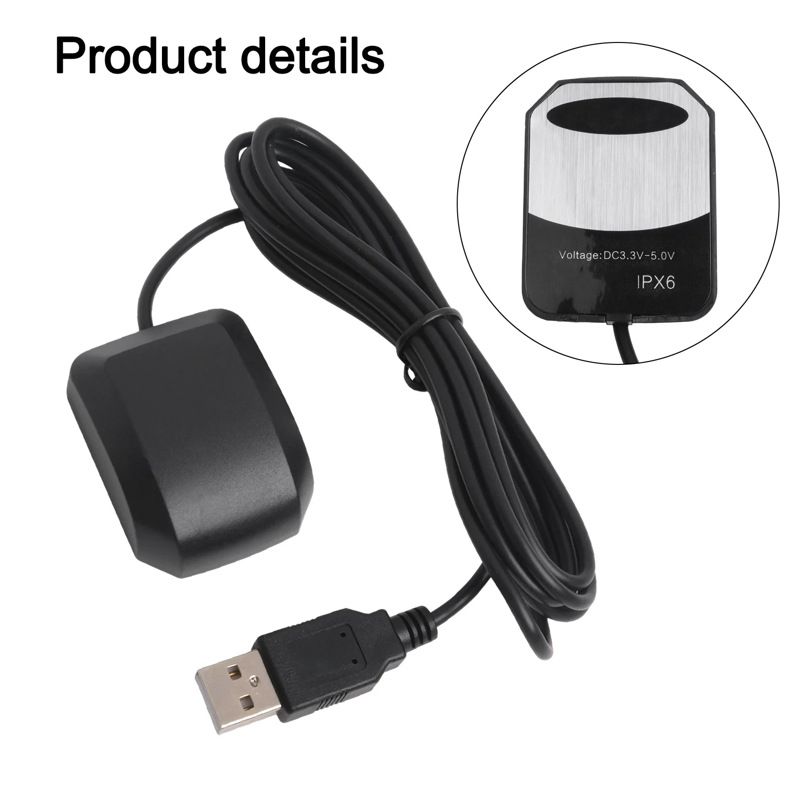 Module VK162, USB Interface, Material, Faster Hot Start, for galileo SBAS for hybrid Engines, Suitable for Maps