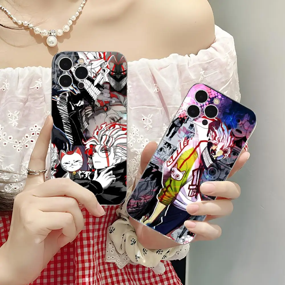 

Чехол для мобильного телефона Dandadan Okarun для iPhone 16, 15, 14, 13, 12, 11 X XR XS 8 6 Pro Max Plus, мини-прозрачный цветной защитный смартфон