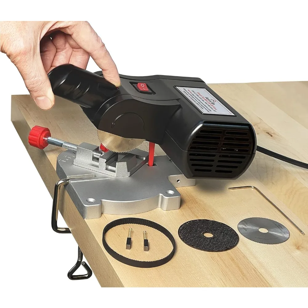 الأفضل - منشار قطع ميتري صغير لصنع نماذج مصغرة للهوايات، مهاوي السهم، الزجاج الملون الزنك، 223/5.56