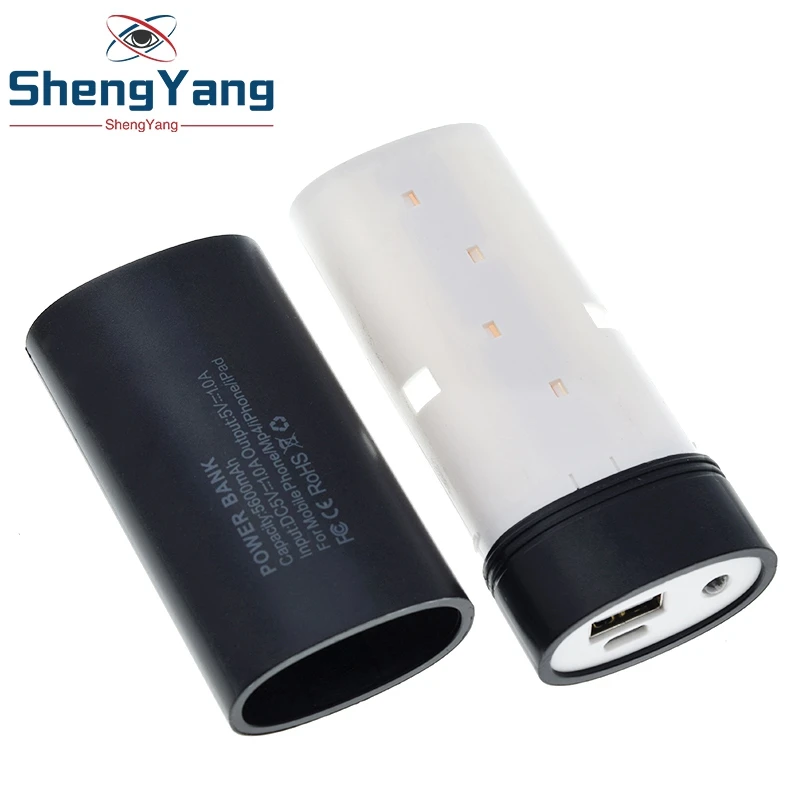 TZT Detachable Design With Indicator Light For Smart Phone Power Bank Case Battery Practical For 18650 Battery image 4