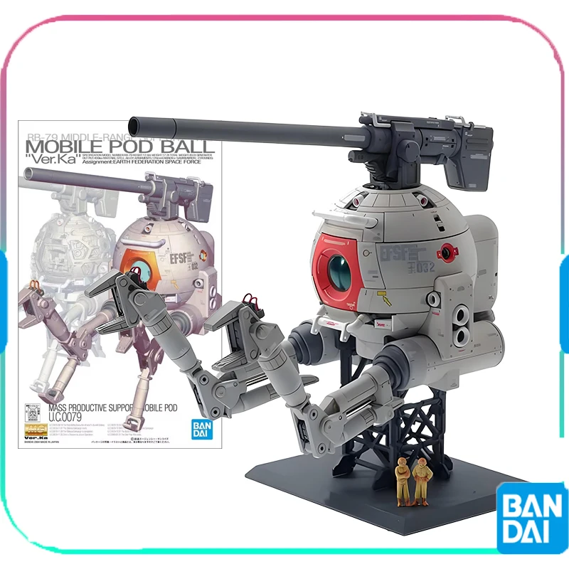 

Bandai Original MG Series MOBILE POD BALL Anime Action Figure Assembly Model Toys Collectible Model Ornaments Gifts For Children