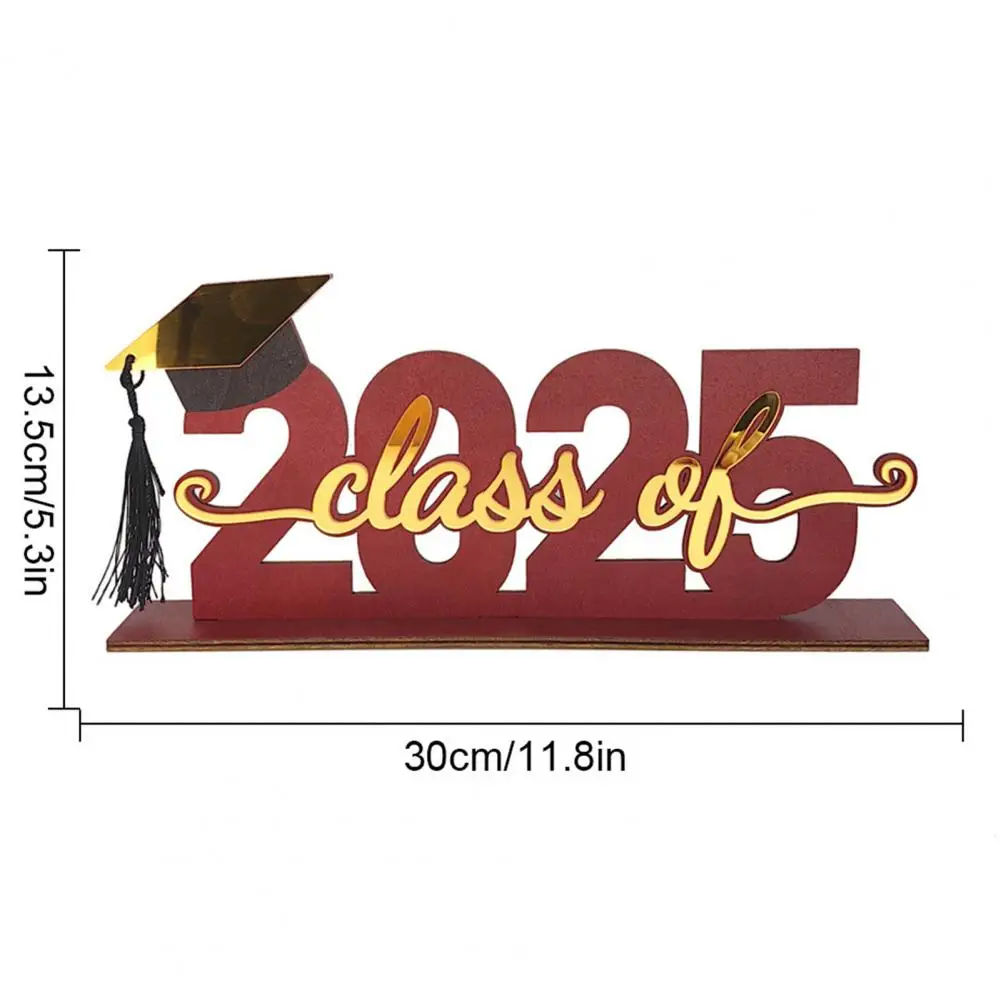 Wooden Table Sign College Graduates Sign 2025 Graduation Table Sign for High School College Graduates Wooden Bachelor for Home