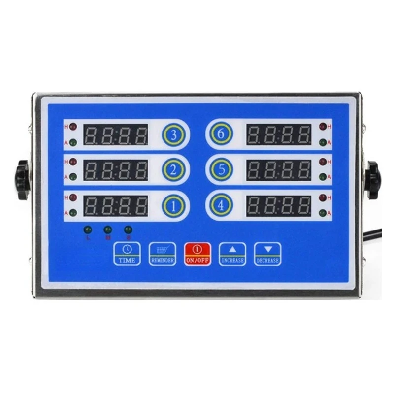

Commercial kitchen six-channel timer, baking restaurant timer, timer