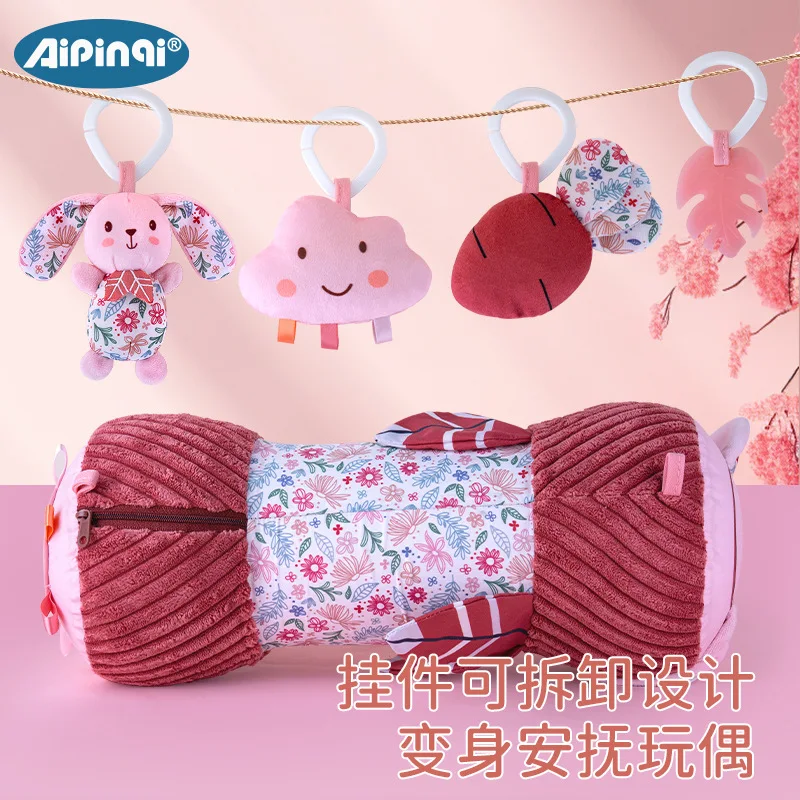 Inflatable play mat, newborn head lifting training pillow, multi-functional comfort pillow, baby crawling mat