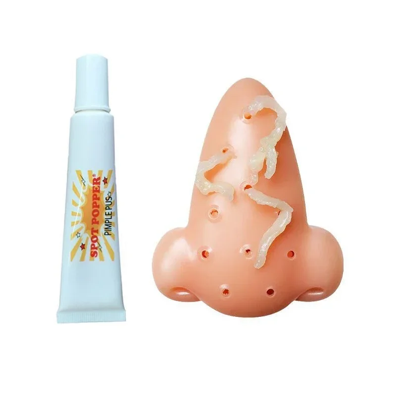 Pimple Toy Nose Toys Squeeze Acne Toys Nose Pimple Popping Stress Relief Novelty Toy Squeeze Acne Toy