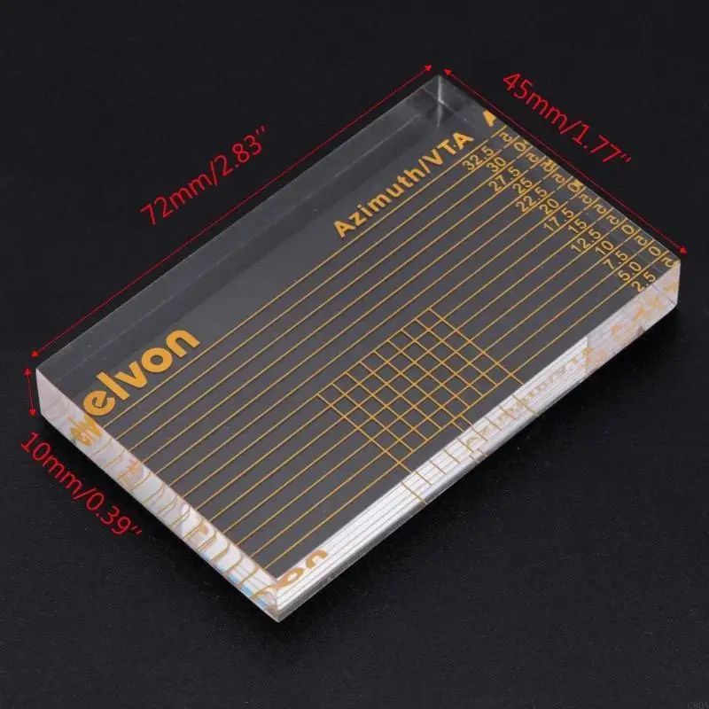 C90A 10mmThickness for Lp Vinyl Record Player Measuring Phono Tonearm Vta Cartridge R