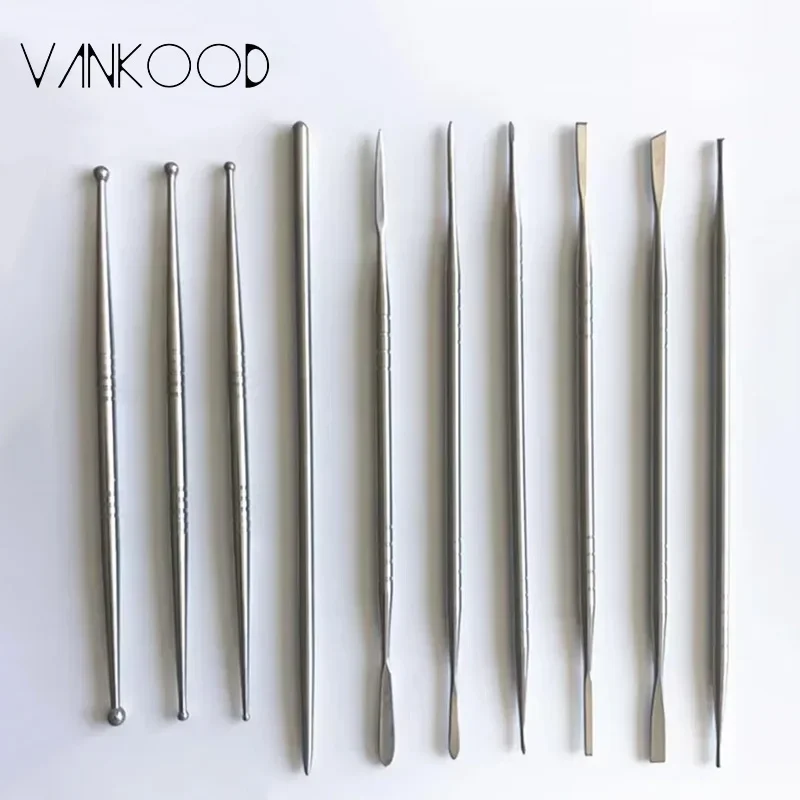 10pcs Stainless Steel Clay Sculpture Engrave Tools for Modeling Carving Crafts Ceramic Sculpting Tools