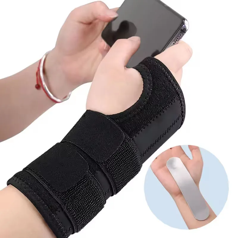 1PCS Wrist Brace for Carpal Tunnel, Wrist Brace Night Support, Adjustable Wrist Splint Right Left Hand, for Women and Men