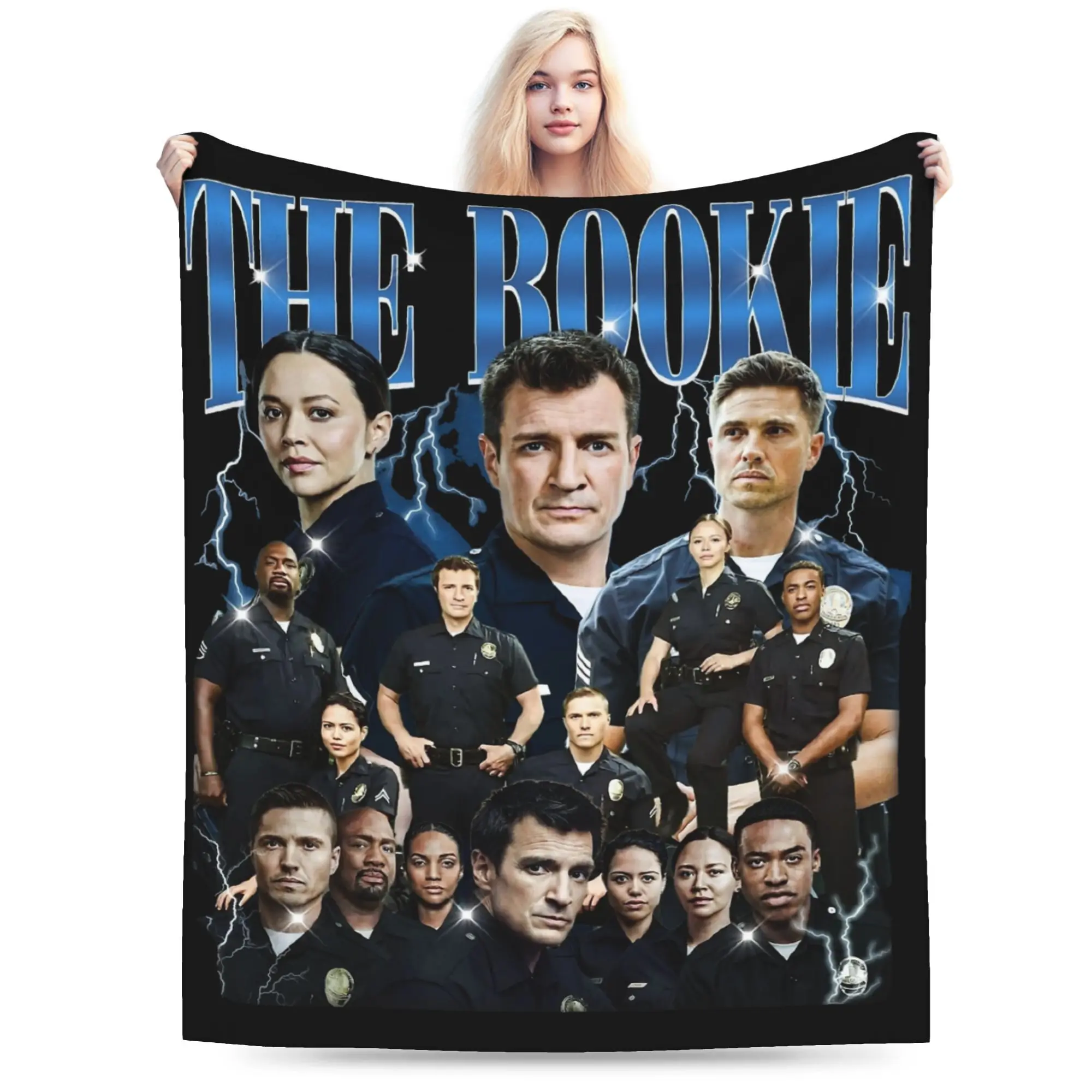 The Rookie Tv Show بطانية الفانيلا الخريف/الشتاء المحمولة سوبر الدافئة رمي البطانيات ل أريكة السفر المفارش