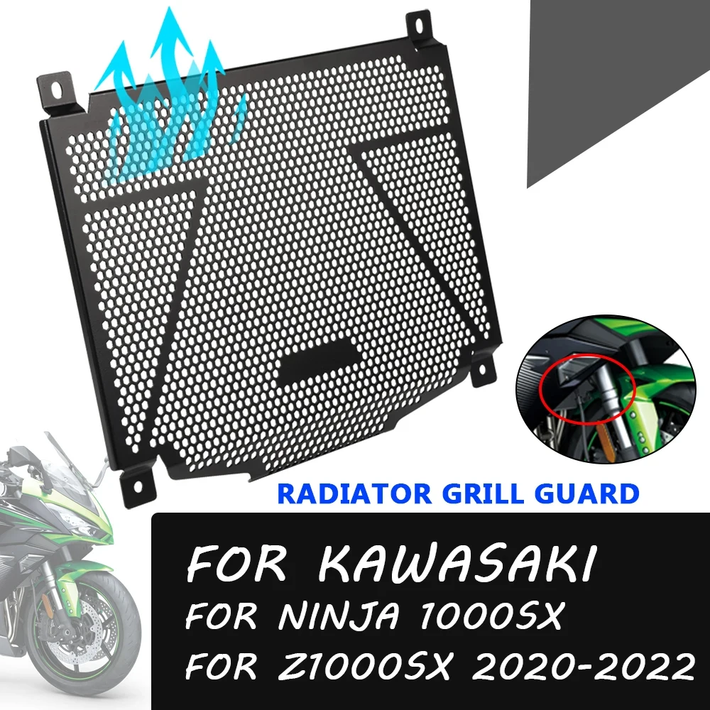 FOR NINJA 1000SX Radiator Grille Guard For KAWASAKI Z1000SX Z1000 Z 1000 SX 2022 Motorcycle Radiator Grill Cover Protection Mesh