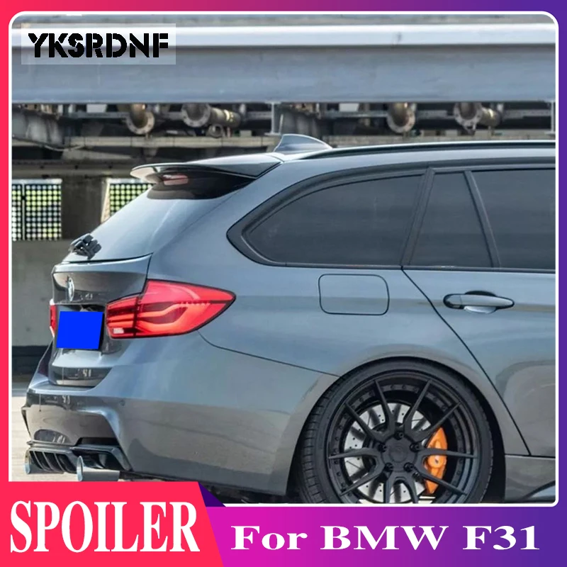 

Для BMW F31 3 серии Wagon 320i Touring оптовая продажа Задняя Крышка багажника из углеродного волокна автомобильный спойлер Ducktail Lip Wings 2013-2018